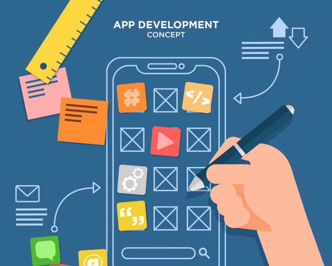 Mobile App UI Design Tips and Trends to Follow in 2023 App development concept