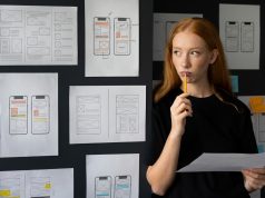 How to Build a Strong Portfolio as a UI/UX Designer in the US Picture of UI designer with UI designs