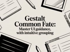 Gestalt common fate: Master UI guidance with intuitive grouping