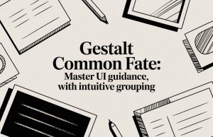 Gestalt common fate: Master UI guidance with intuitive grouping