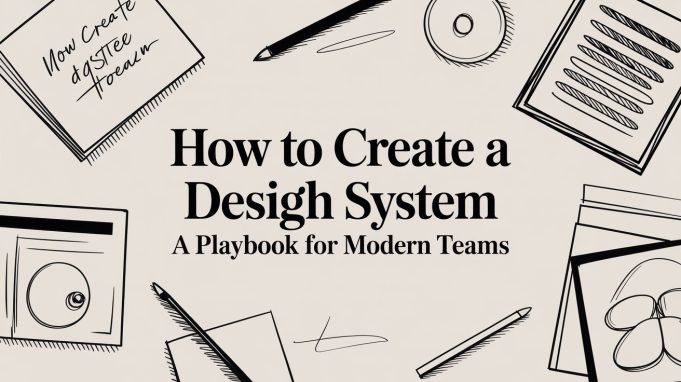How to Create a Design System A Playbook for Modern Teams