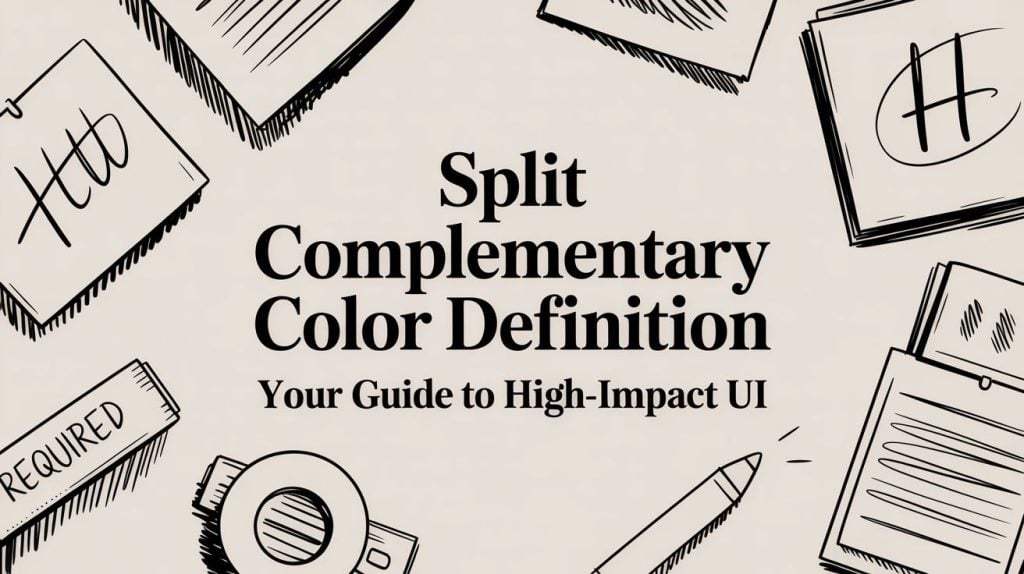 Splinter Definitioin Split Complementary Color Definition Your Guide to High-Impact UI