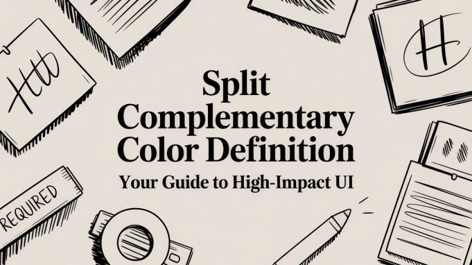 Split Complementary Color Definition Your Guide to High-Impact UI