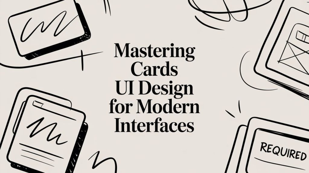 Twitter:card Ui Mastering Cards UI Design for Modern Interfaces