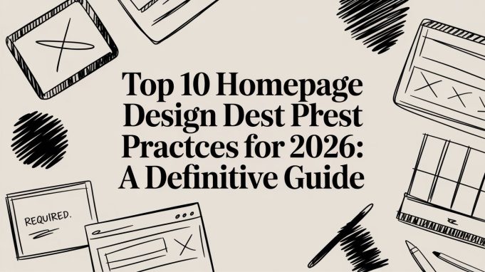 Top 10 Homepage Design Best Practices for 2026: A Definitive Guide