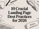 10 Crucial Landing Page Design Best Practices for 2026