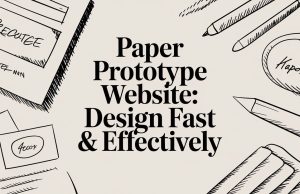 Paper Prototype Website: Design Fast & Effectively
