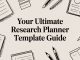 Your Ultimate Research Planner Template Guide