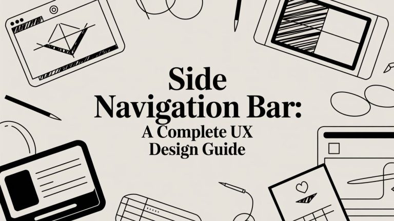 Side Navigation Bar: A Complete UX Design Guide