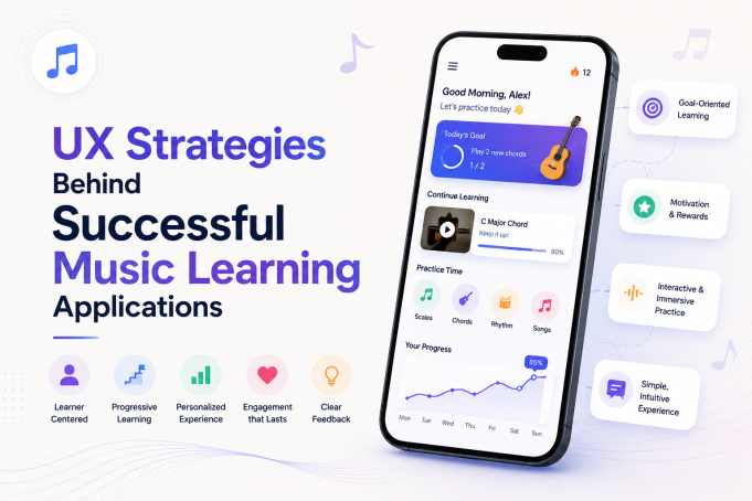 UX Strategies Behind Successful Music Learning Applications