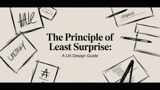 The Principle of Least Surprise: A UX Design Guide