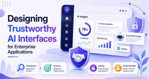 Designing Trustworthy AI Interfaces for Enterprise Applications