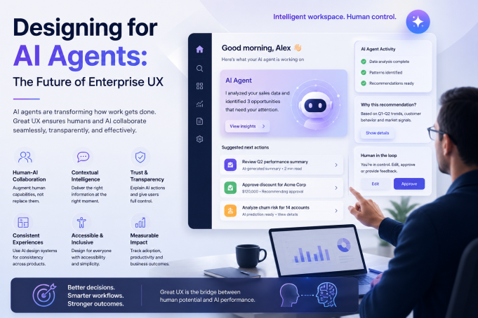 Designing for AI Agents: Why Enterprise UX Must Evolve Beyond Traditional Interfaces