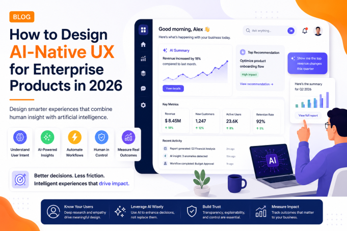 How to Design AI-Native UX for Enterprise Products in 2026