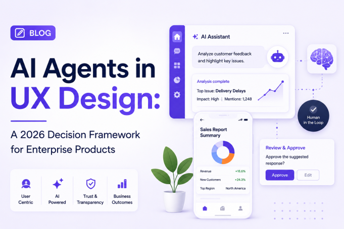 AI Agents in UX Design: A 2026 Decision Framework for Enterprise Products