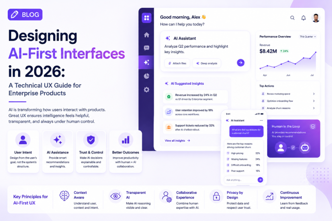 Designing AI-First Interfaces in 2026: A Technical UX Guide for Enterprise Products