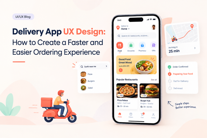 Delivery App UX Design: How to Create a Faster and Easier Ordering Experience