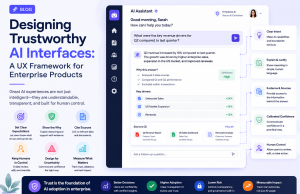 Designing Trustworthy AI Interfaces: A UX Framework for Enterprise Products
