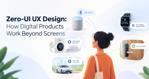 Zero-UI UX Design: How Digital Products Work Beyond Screens
