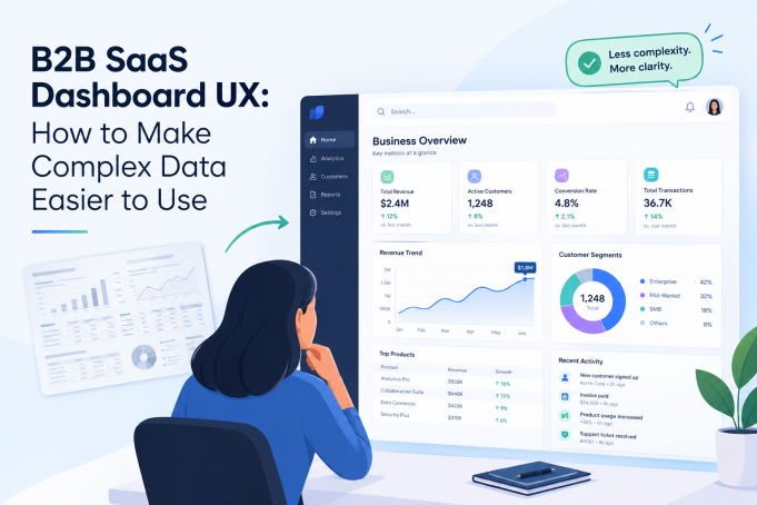 B2B SaaS Dashboard UX: How to Make Complex Data Easier to Use
