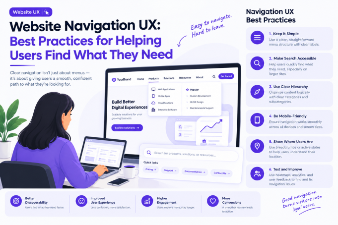 Website Navigation UX: Best Practices for Helping Users Find What They Need